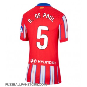 Atletico Madrid Rodrigo De Paul #5 Replik Heimtrikot Damen 2024-25 Kurzarm